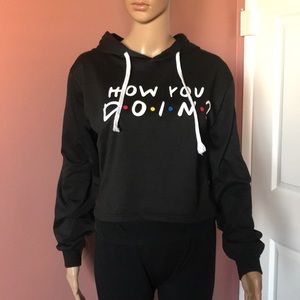 How You Doin’ ? Crop Top Sweater